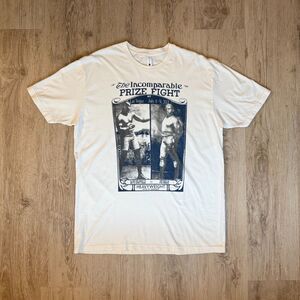 Next Level Joe Rogan Dave Chappelle Prize Fight Tee 2021 Cream XL